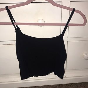 black crop top